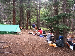 Campsite at Webster Parks